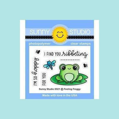 Goldenrod Sunny Studio Stamps - Feeling Froggy Stamps and Dies