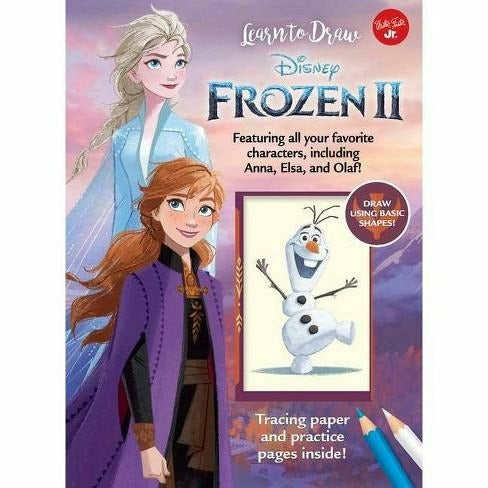 Learn How to Draw Anna from Frozen (Frozen) Step by Step : Drawing Tutorials