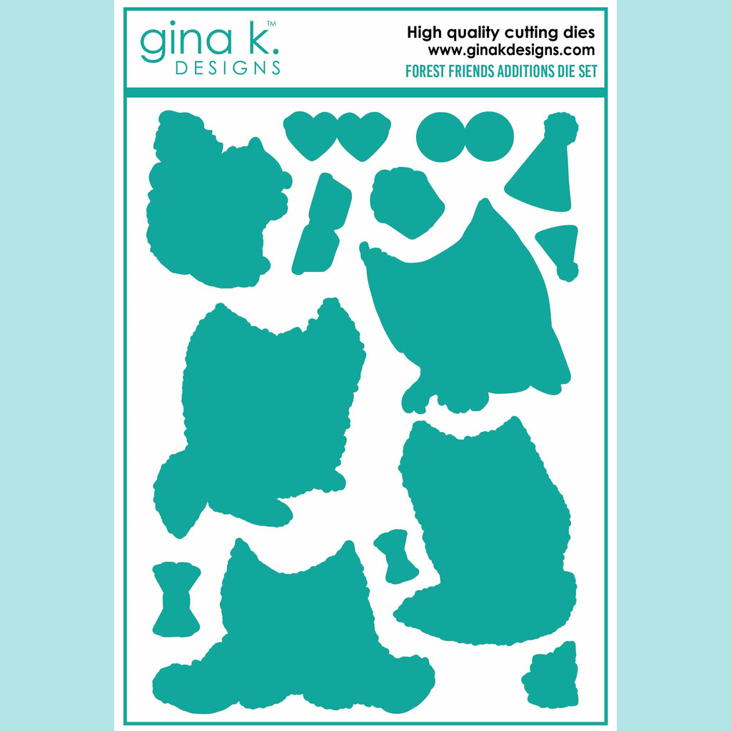 Gina K Designs - Forest Friend Additions Dies