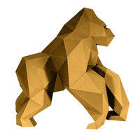 Papercraft World - 3D Papercraft Gorilla Gold Limited Editionl (Ages 12+)