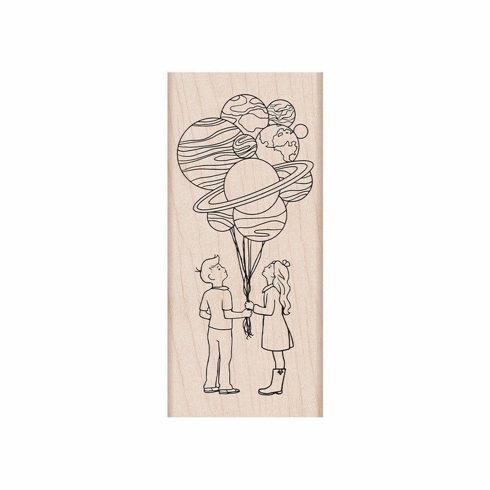 Hero Arts - Our Universe Woodblock Stamp