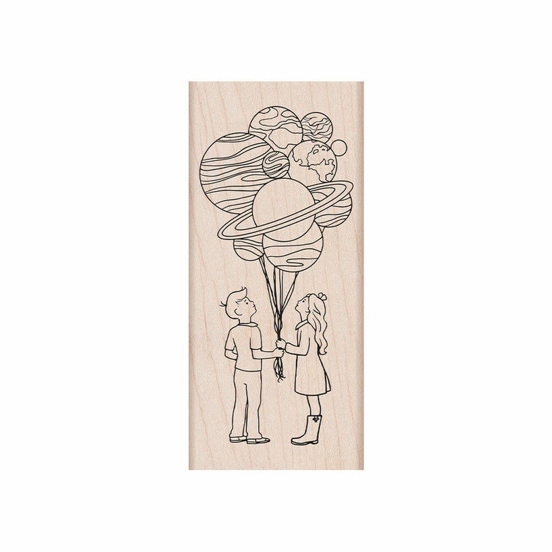 Hero Arts - Our Universe Woodblock Stamp