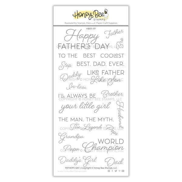 Honey Bee Stamps - Father's Day Stamp and Die