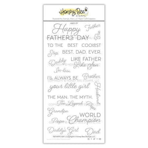 Honey Bee Stamps - Father's Day Stamp and Die