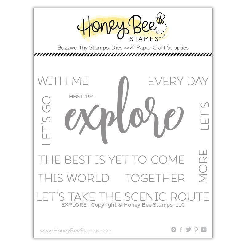 Honey Bee - Explore | 3x4 Stamp Set
