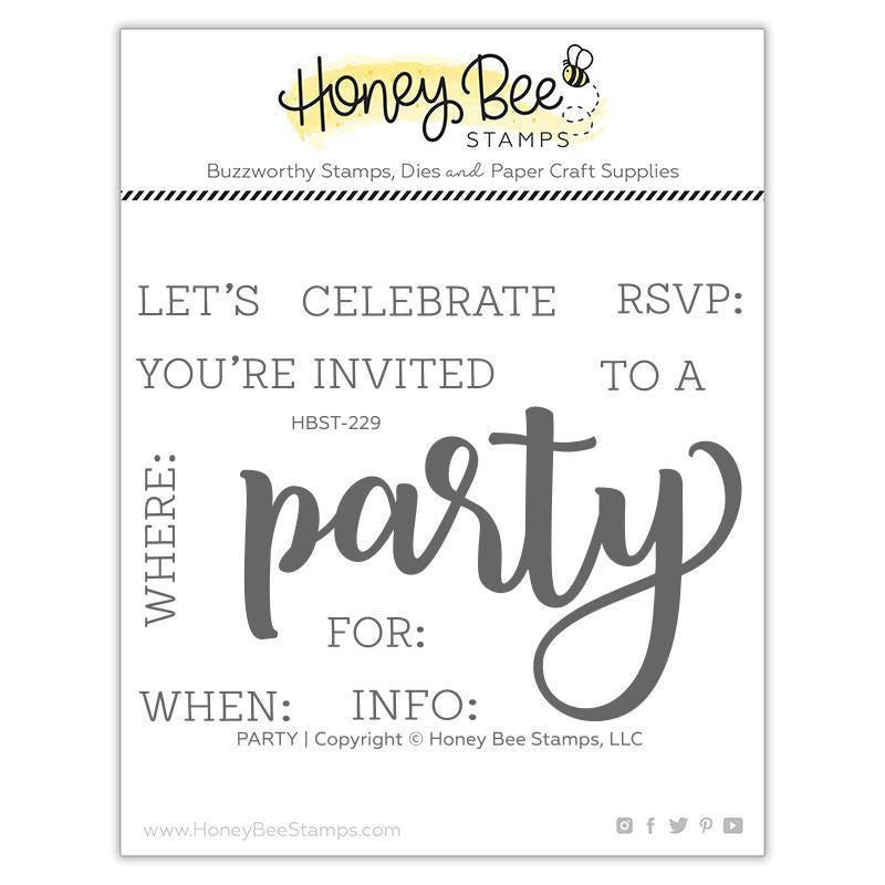 Honey Bee - Party | 3x4 Stamp Set