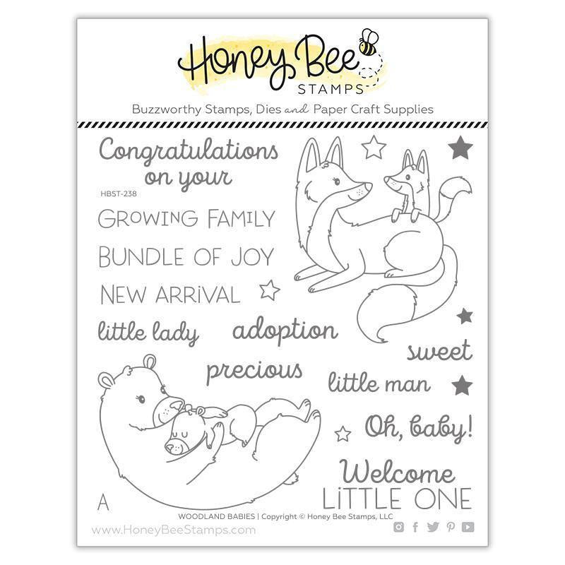 Honey Bee - Woodland Babies | 6x6 Stamp Set