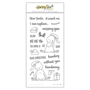 Honey Bee Stamps - Blah Humbunny Stamp and Die