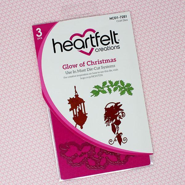 Heartfelt Creations - Glow of Christmas Cling Stamp and Die