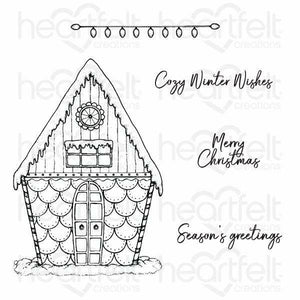 Heartfelt Creations - Candy Cane Cottage Collection - Stamps and Dies