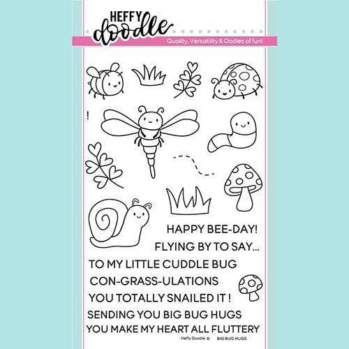 Heffy Doodle - Big Bug Hugs Stamps and Dies
