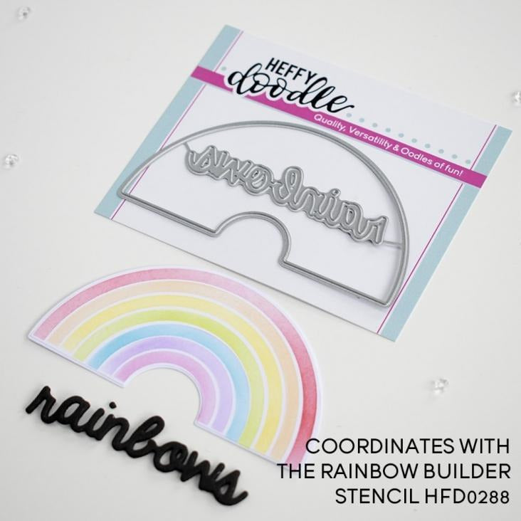 Heffy Doodle - Rainbow Builder Coordinating Die