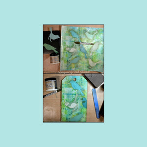 Dark Sea Green Inkssentials Manila Craft Tags 20/Pkg- Size #8 Manila tags.