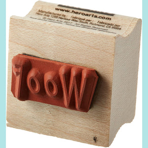 Hero Arts - Woof Red Rubber Wood Stamp