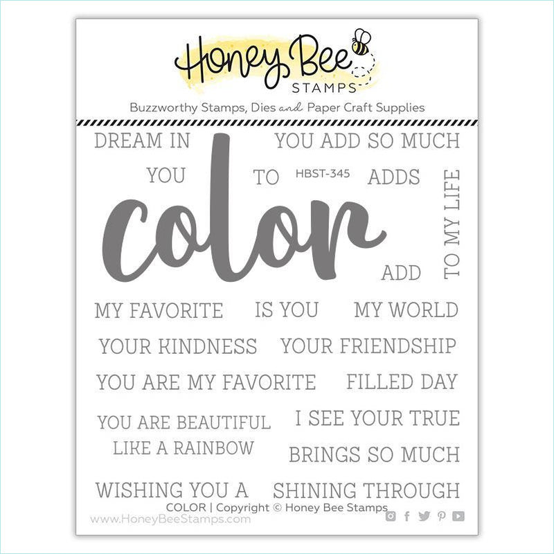 Honey Bee - Color Stamp Set