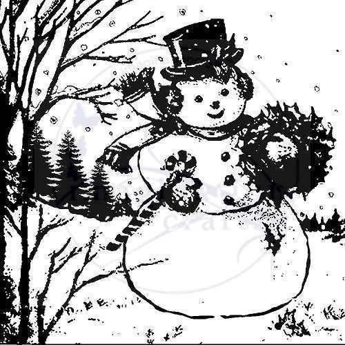 Imagination Crafts Art Stamps - Snowman