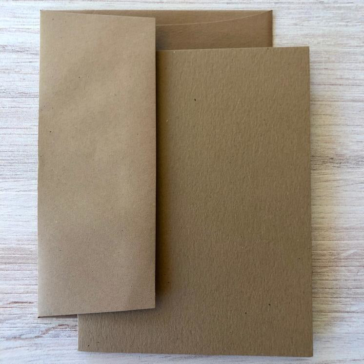 G45 Card & Envelope 4.25"x6.5" - Kraft