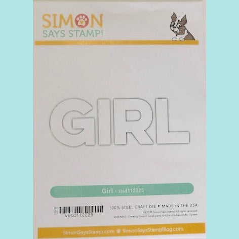 Simon Says Stamp GIRL Wafer Die