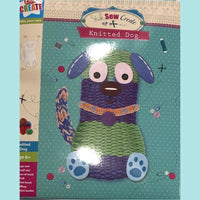 Kids Create - Stick Sew Create - Knitted Dog