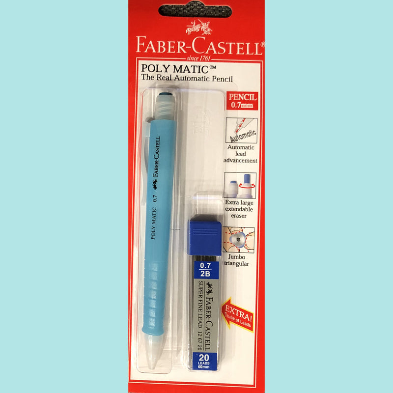 Faber Castell Polymatic Student Mechanical Pencil 0.7mm, 2B