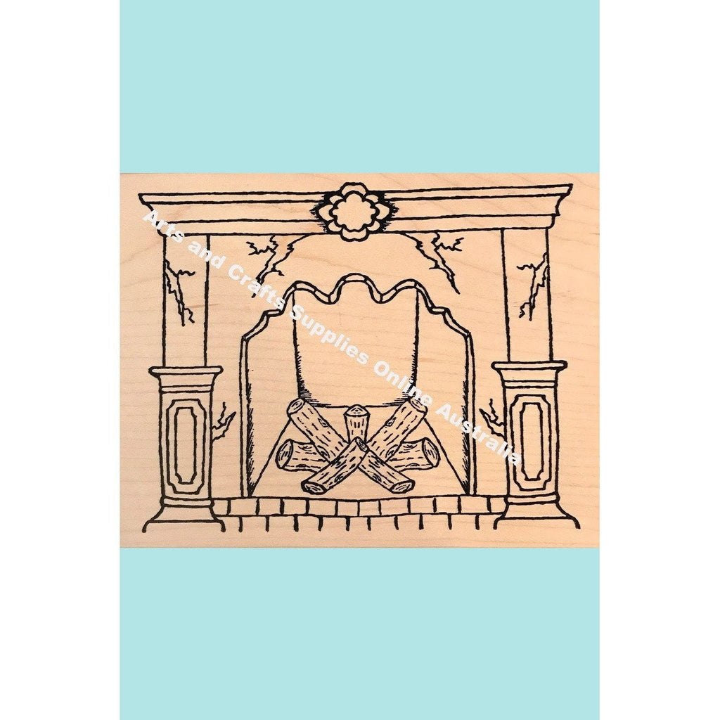 Stampotique - Hearth -  Wood Mounted Stamps