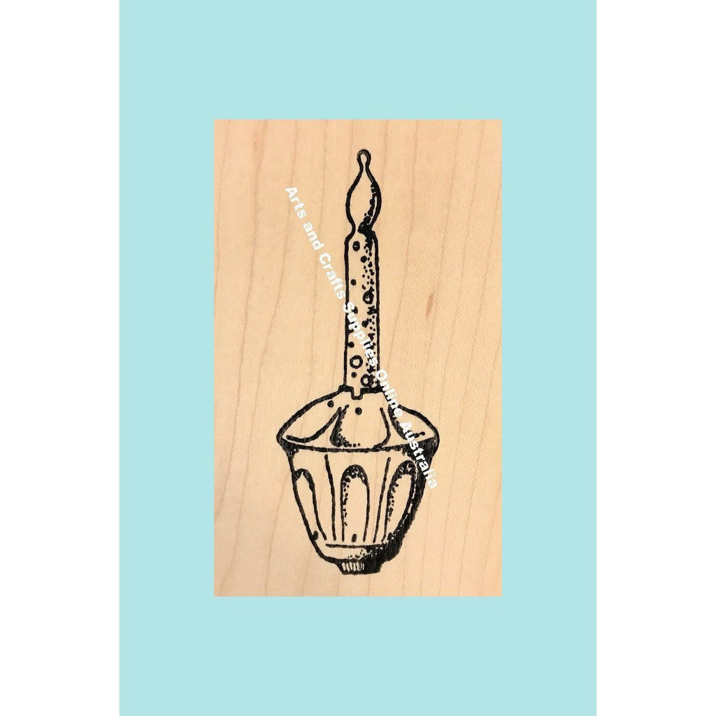 Stampotique - Bubbly Light - Wood Mounted Stamp