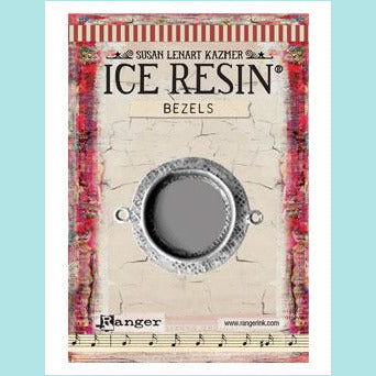 Ice Resin Foundry Bezel Collection - Milan Antique Silver Medium Circle