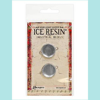 Ice Resin Industrial Bezels Collection - Small Circle Sterling