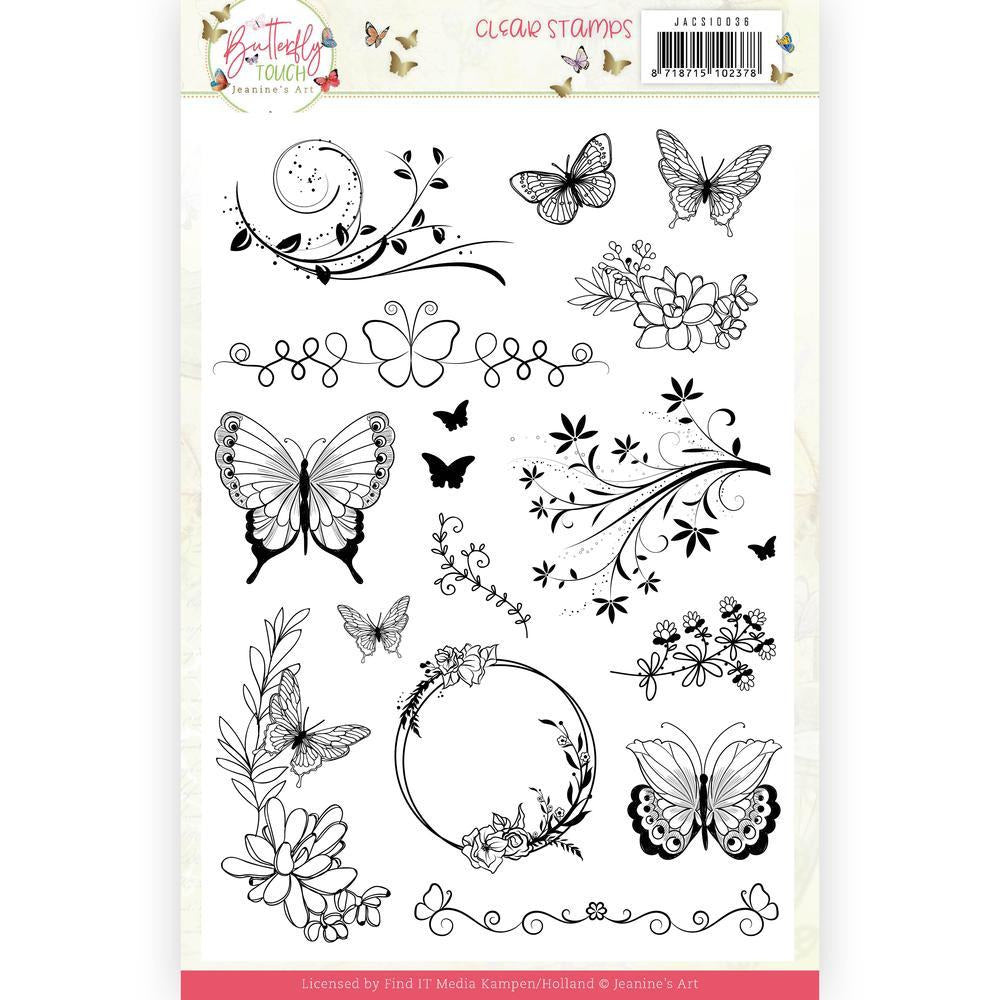 Couture Creations - Jeanine's Art - Butterfly Touch Clear Stamps
