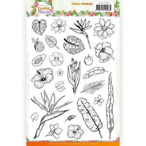 Jeanine's Art - Exotic Flowers Clear Stamps