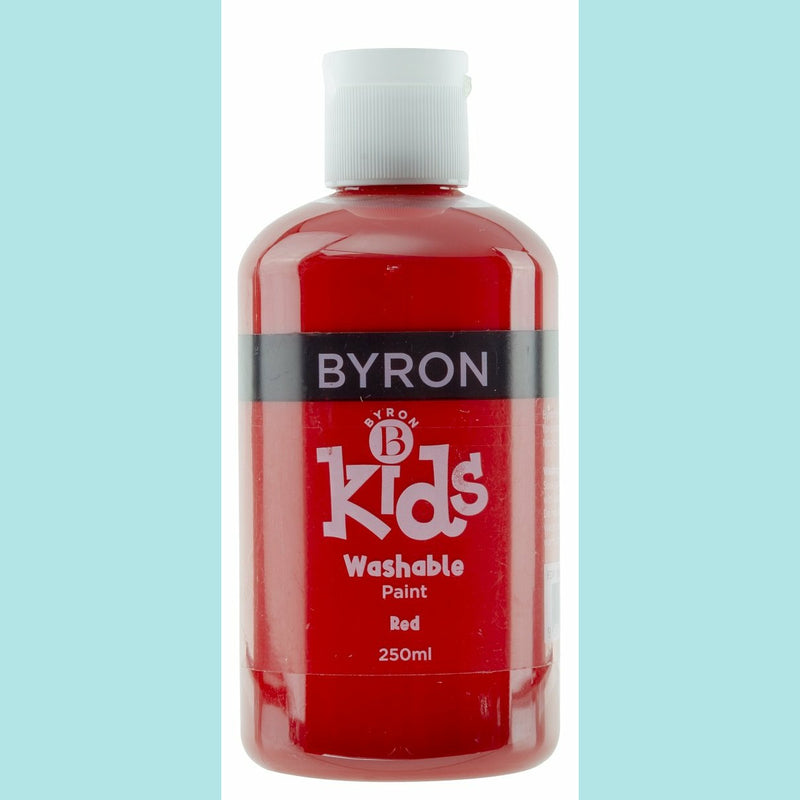 Jasart Byron - Kids Washable Paint 250ml RED