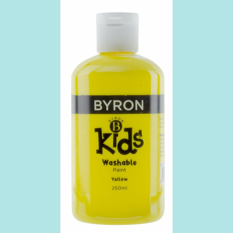 Jasart Byron - Kids Washable Paint 250ml YELLOW
