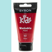 Jasart Byron - Kids Washable Paint 75ml RED
