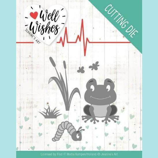 Jeanine's Art - Well Wishes - Smiling Frog Cutting Die