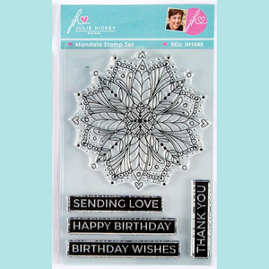 Julie Hickey - Celebration Collection - Madala Clear Stamp Set