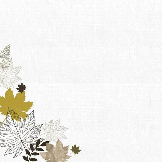 KaiserCraft - Fallen Leaves Scrapbook Paper - Warm Breeze