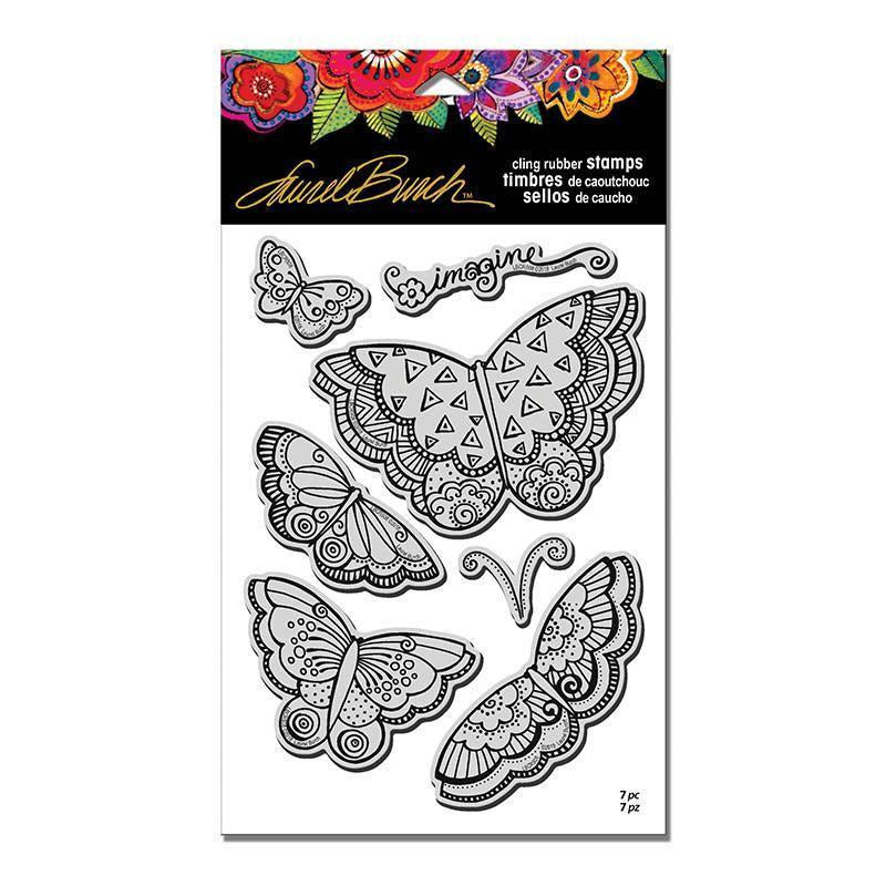 Stampendous - Laurel Burch Imagine Butterflies Stamp