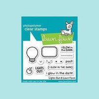 Yellow Green Lawn Fawn Lights Out Stamp and Die