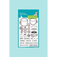 Lawn Fawn - Thanks A Latte - Stamp and Die Sets