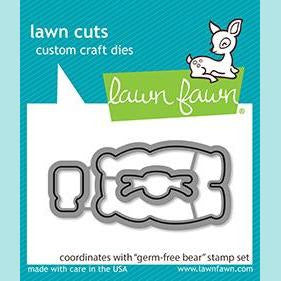 Lawn Fawn - Germ-Free Bear Stamp and Die DIE