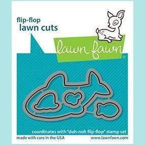 Lawn Fawn - Duh-nuh Flip-flop - Lawn Cuts