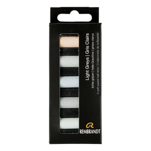 Rembrandt - Soft Pastels 5 Set LIGHT GREYS