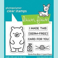 Lawn Fawn - Germ-Free Bear Stamp and Die STAMP