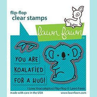 Lawn Fawn - I Love You(calyptus) Flip-Flop - Lawn Cuts