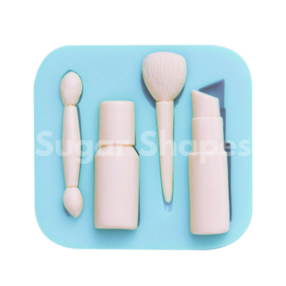 Sugar Shapes - Silicone Mould Makeup Assorted 4pc