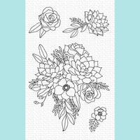 My Favorite Things - Fantasy Florals WS Stamps and Die-namics