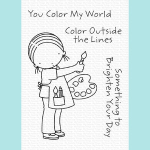 PI You Color My World Stamp