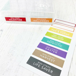Taylored Expressions - Mini Strips Simple Storage Stickers