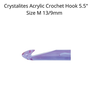 Crystalites - Acrylic Crochet Hook
