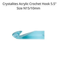 Crystalites - Acrylic Crochet Hook